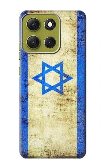 S2614 イスラエルの古い旗 Israel Old Flag Motorola Moto G86 バックケース、フリップケース・カバー