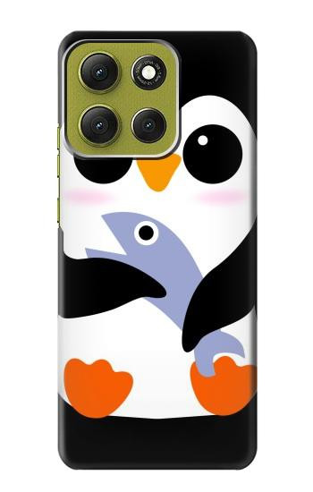 S2631 可愛い赤ちゃんペンギン Cute Baby Penguin Motorola Moto G86 バックケース、フリップケース・カバー