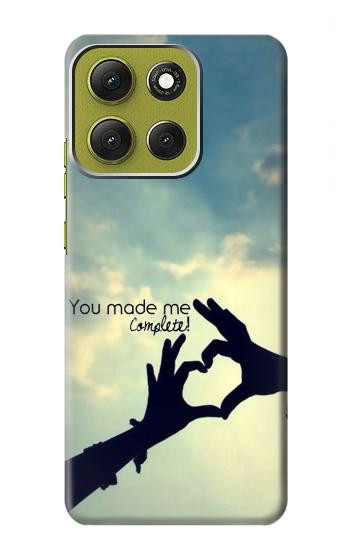 S2640 あなたは私の完全な愛を作りました You Made Me Complete Love Motorola Moto G86 バックケース、フリップケース・カバー