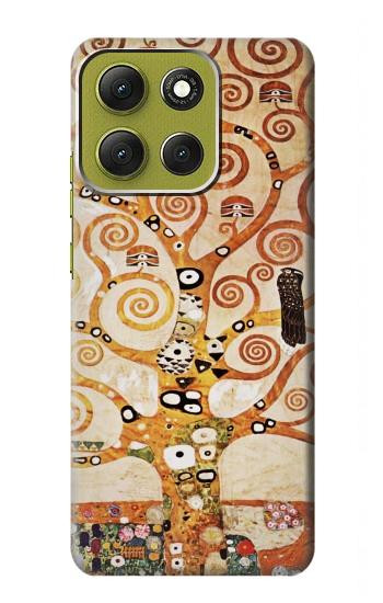 S2723 グスタフ・クリムト 生命の木 The Tree of Life Gustav Klimt Motorola Moto G86 バックケース、フリップケース・カバー