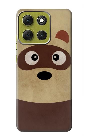 S2825 かわいいアライグマ Cute Cartoon Raccoon Motorola Moto G86 バックケース、フリップケース・カバー
