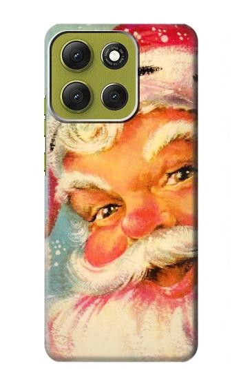 S2840 クリスマスヴィンテージサンタ Christmas Vintage Santa Motorola Moto G86 バックケース、フリップケース・カバー