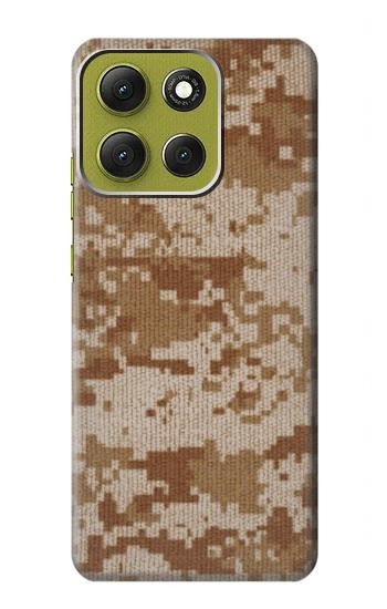 S2939 砂漠デジタル迷彩 Desert Digital Camo Camouflage Motorola Moto G86 バックケース、フリップケース・カバー