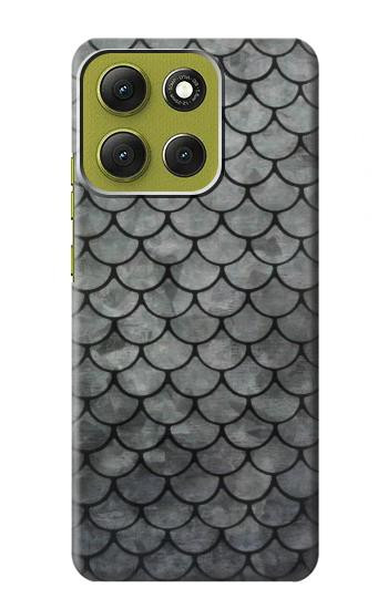 S2950 銀魚のスケール Silver Fish Scale Motorola Moto G86 バックケース、フリップケース・カバー