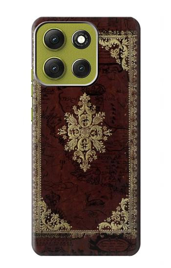 S3014 ヴィンテージマップブックカバー Vintage Map Book Cover Motorola Moto G86 バックケース、フリップケース・カバー