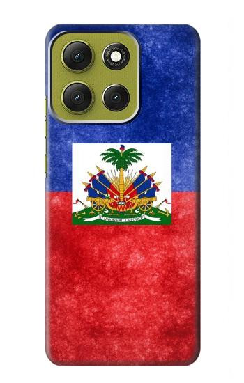 S3022 ハイチ旗 Haiti Flag Motorola Moto G86 バックケース、フリップケース・カバー