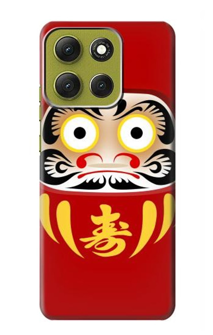 S3045 ダルマ人形 Japan Good Luck Daruma Doll Motorola Moto G86 バックケース、フリップケース・カバー