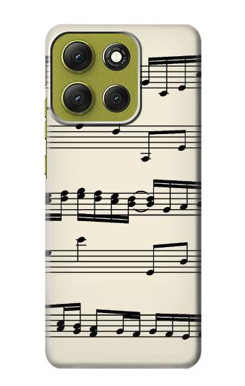 S3082 音楽シート Music Sheet Motorola Moto G86 バックケース、フリップケース・カバー