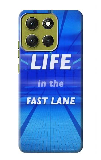 S3136 ファストレーンの生活 スイミングプール Life in the Fast Lane Swimming Pool Motorola Moto G86 バックケース、フリップケース・カバー