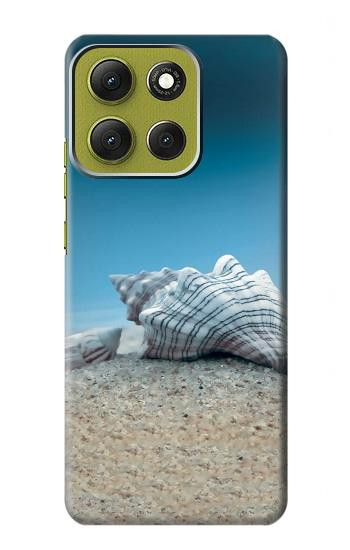 S3213 海 海の貝殻 Sea Shells Under the Sea Motorola Moto G86 バックケース、フリップケース・カバー