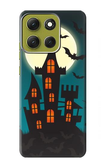 S3268 ハロウィンフェスティバル城 Halloween Festival Castle Motorola Moto G86 バックケース、フリップケース・カバー