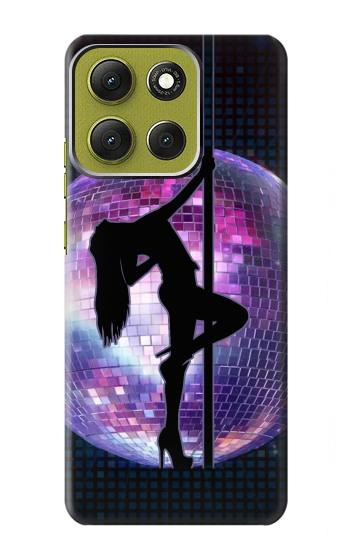 S3284 セクシーな女の子ディスコポールダンス Sexy Girl Disco Pole Dance Motorola Moto G86 バックケース、フリップケース・カバー