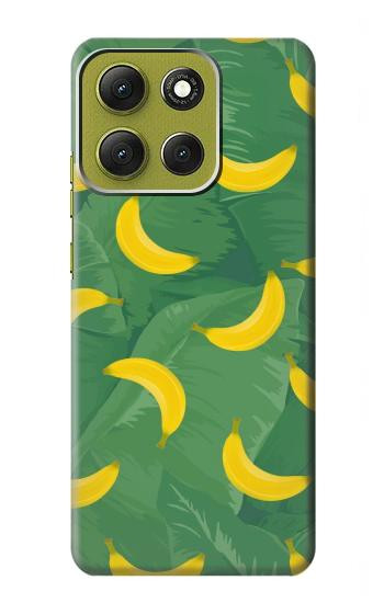 S3286 バナナの果物柄 Banana Fruit Pattern Motorola Moto G86 バックケース、フリップケース・カバー