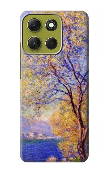 S3339 サリス・ガーデンから見たアンティーブ  クロード・モネ Claude Monet Antibes Seen from the Salis Gardens Motorola Moto G86 バックケース、フリップケース・カバー