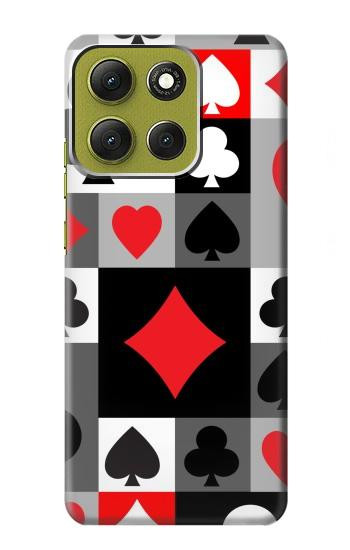 S3463 ポーカーカード Poker Card Suit Motorola Moto G86 バックケース、フリップケース・カバー