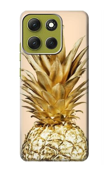 S3490 ゴールドパイナップル Gold Pineapple Motorola Moto G86 バックケース、フリップケース・カバー