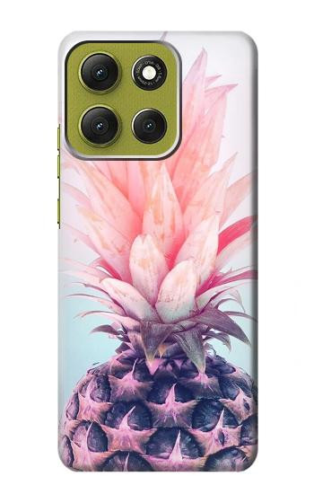 S3711 ピンクパイナップル Pink Pineapple Motorola Moto G86 バックケース、フリップケース・カバー