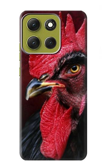 S3797 チキンオンドリ Chicken Rooster Motorola Moto G86 バックケース、フリップケース・カバー