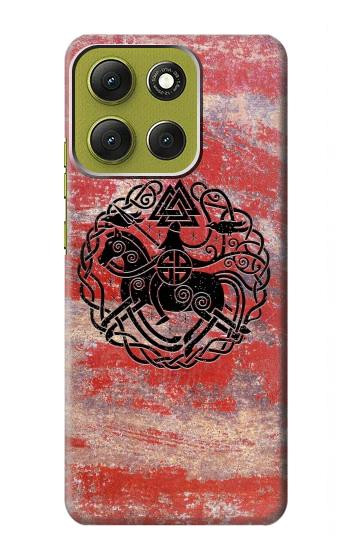 S3831 バイキングノース古代のシンボル Viking Norse Ancient Symbol Motorola Moto G86 バックケース、フリップケース・カバー