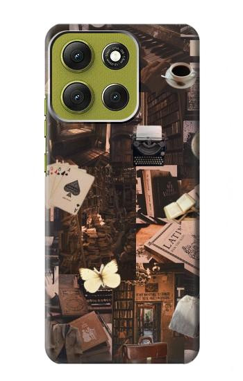 S3877 ダークアカデミア Dark Academia Motorola Moto G86 バックケース、フリップケース・カバー