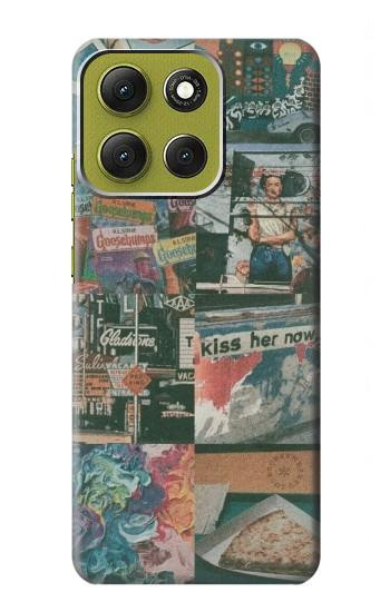 S3909 ビンテージ ポスター Vintage Poster Motorola Moto G86 バックケース、フリップケース・カバー