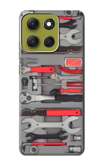 S3921 自転車修理ツール グラフィック ペイント Bike Repair Tool Graphic Paint Motorola Moto G86 バックケース、フリップケース・カバー