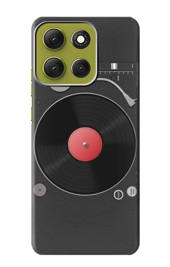 S3952 ターンテーブル ビニール レコード プレーヤーのグラフィック Turntable Vinyl Record Player Graphic Motorola Moto G86 バックケース、フリップケース・カバー