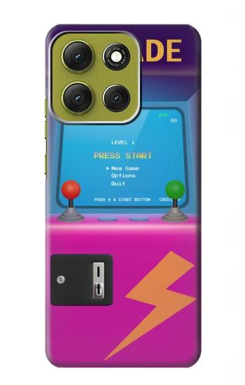 S3961 アーケード キャビネット レトロ マシン Arcade Cabinet Retro Machine Motorola Moto G86 バックケース、フリップケース・カバー