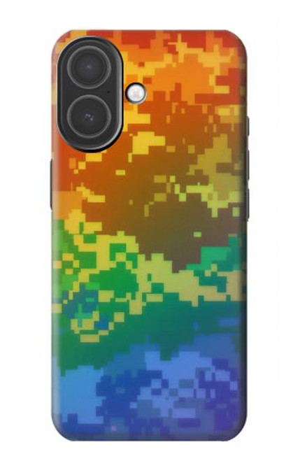 S4047 LGBTQカモフラージュ LGBTQ Camouflage iPhone 17 バックケース、フリップケース・カバー