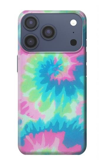S4033 パステルカラーのタイダイ染め Pastel Color Tie Dye iPhone 17 Pro, 18 Pro バックケース、フリップケース・カバー