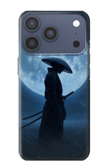 S4034 侍の月夜 Samurai Moon Night iPhone 17 Pro, 18 Pro バックケース、フリップケース・カバー