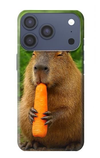 S4068 カピバラ蝶 Capybara Butterfly iPhone 17 Pro, 18 Pro バックケース、フリップケース・カバー