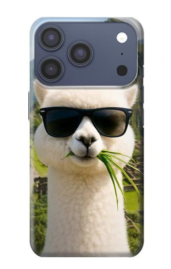 S4069 アルパカのサングラス Alpaca Sunglasses iPhone 17 Pro, 18 Pro バックケース、フリップケース・カバー