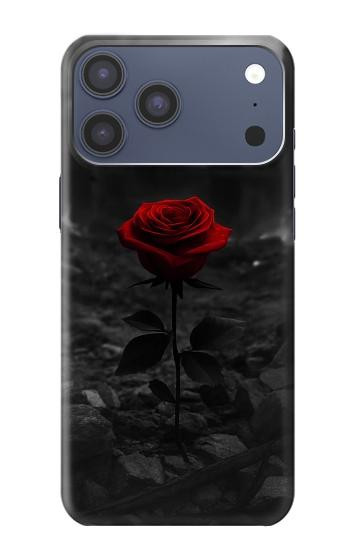 S4048 赤いバラの遺跡 Red Rose Ruins iPhone 17 Pro Max, 18 Pro Max バックケース、フリップケース・カバー