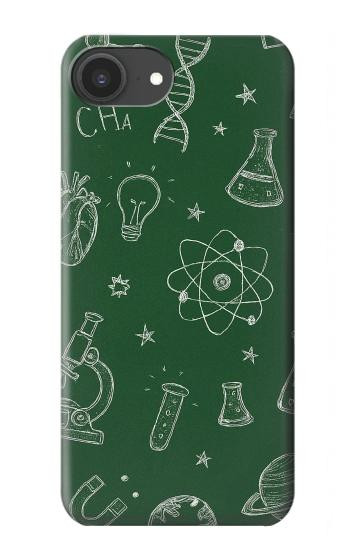 S4059 科学黒板グラフィック Science Chalkboard Graphic iPhone 16e, 17e バックケース、フリップケース・カバー