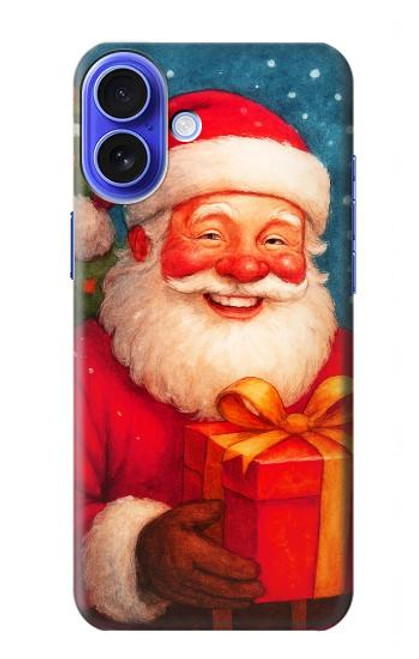 S4046 ハッピーサンタ Happy Santa iPhone 16 バックケース、フリップケース・カバー