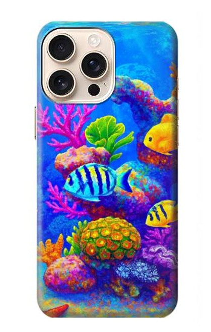 S4058 カラフルな水族館 Colorful Aquarium iPhone 16 pro バックケース、フリップケース・カバー