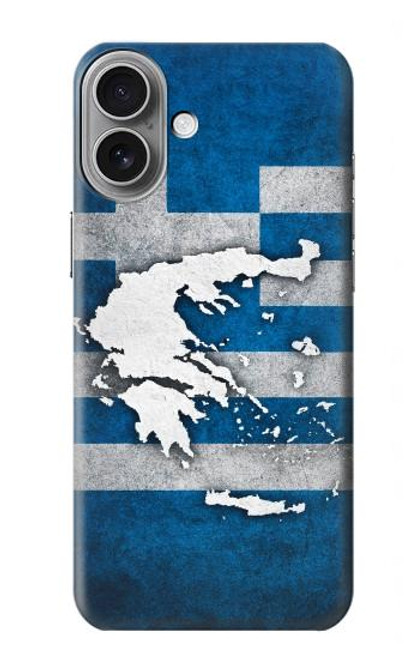 S4074 ギリシャの国旗 The Flag of Greece iPhone 16 plus バックケース、フリップケース・カバー