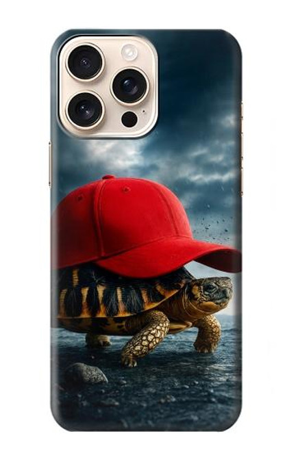 S4056 マダガスカルのカメの赤い帽子 Madagascar Turtle Red Cap iPhone 16 pro max バックケース、フリップケース・カバー