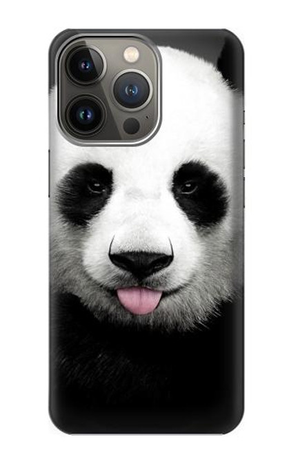 S4049 舌を出した可愛いパンダ Cute Panda Stick Out Tongue iPhone 13 バックケース、フリップケース・カバー
