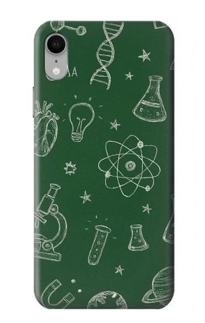 S4059 科学黒板グラフィック Science Chalkboard Graphic iPhone XR バックケース、フリップケース・カバー