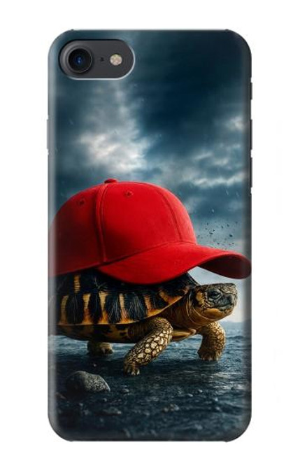S4056 マダガスカルのカメの赤い帽子 Madagascar Turtle Red Cap iPhone 7, iPhone 8, iPhone SE (2020) (2022) バックケース、フリップケース・カバー