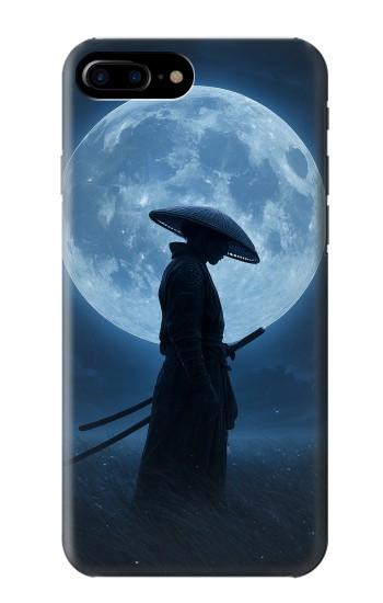 S4034 侍の月夜 Samurai Moon Night iPhone 7 Plus, iPhone 8 Plus バックケース、フリップケース・カバー