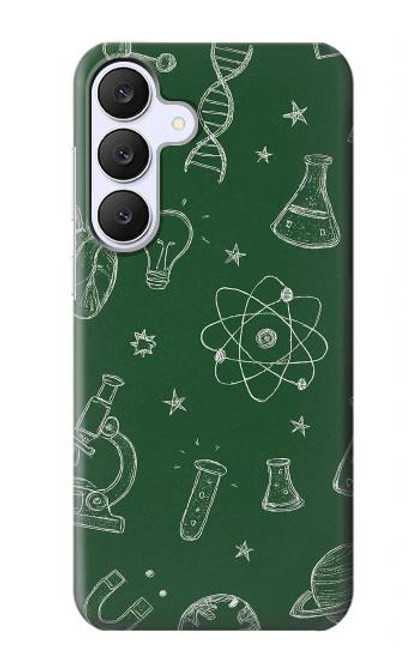 S4059 科学黒板グラフィック Science Chalkboard Graphic Samsung Galaxy S25 FE バックケース、フリップケース・カバー