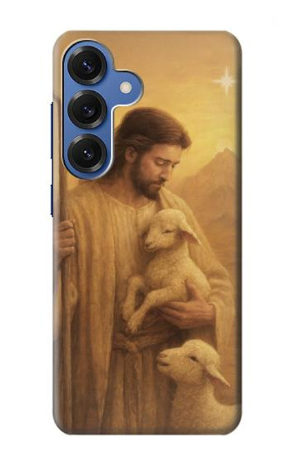 S4042 慈悲深いイエス Merciful Jesus Samsung Galaxy S25 バックケース、フリップケース・カバー