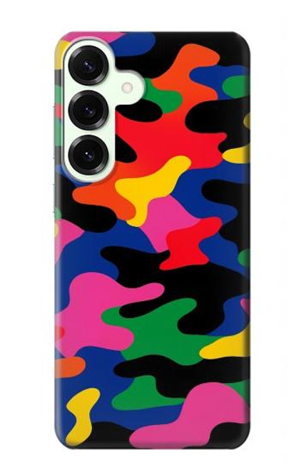 S4072 カラフルなカモフラージュ Colorful Camouflage Samsung Galaxy S25 Plus バックケース、フリップケース・カバー