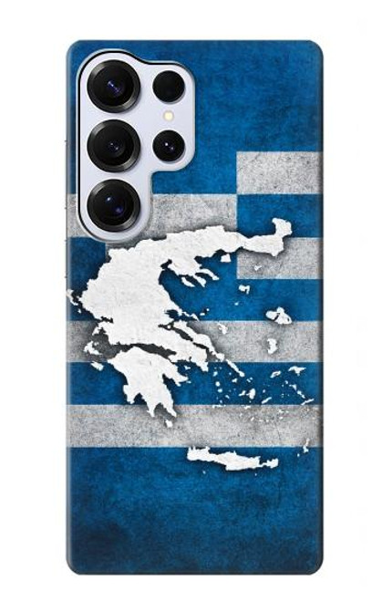 S4074 ギリシャの国旗 The Flag of Greece Samsung Galaxy S25 Ultra バックケース、フリップケース・カバー