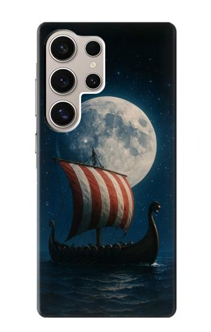 S4040 バイキングの軍艦 Viking War Ship Samsung Galaxy S24 Ultra バックケース、フリップケース・カバー