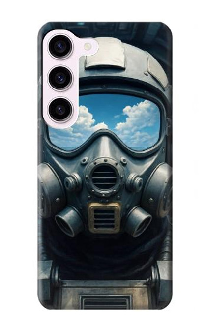 S4038 戦闘機パイロット Fighter Pilot Samsung Galaxy S23 バックケース、フリップケース・カバー