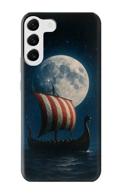 S4040 バイキングの軍艦 Viking War Ship Samsung Galaxy S23 Plus バックケース、フリップケース・カバー
